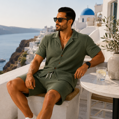 Santorini Linen Set